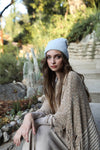 Cozy Boucle Knit Pom Beanie Winter Hat