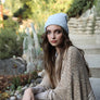 Cozy Boucle Knit Pom Beanie Winter Hat