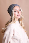 Cozy Boucle Knit Pom Beanie Winter Hat
