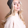 Cozy Boucle Knit Pom Beanie Winter Hat