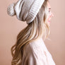 Cozy Boucle Knit Pom Beanie Winter Hat