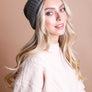 Cozy Boucle Knit Pom Beanie Winter Hat