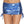 Metallic min skirt with adjustable side string ties