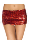 Sequined mini skirt