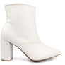 Pointed Toe Bootie with a Block Heel