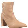 Pointed Toe Bootie with a Block Heel