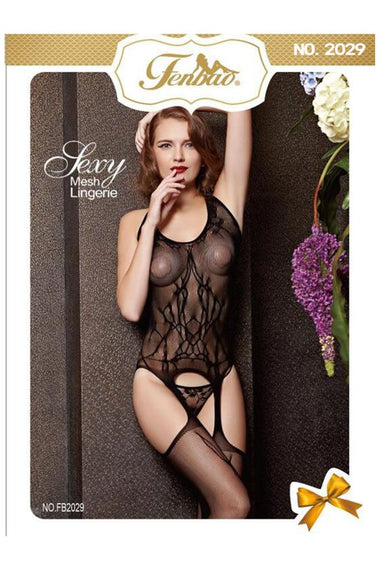 2029 Full body Fishnet Mesh Stocking Lingerie
