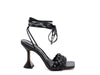 SKORA TIE UP HEELED SANDALS