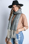 FUZZY WINTER LONG SCARF