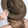PLAIN FELT FEDORA