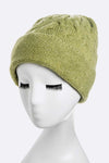 Wool Blend Slouchy Fit Cuffed Beanie