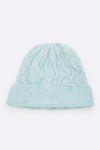 Wool Blend Slouchy Fit Cuffed Beanie