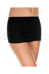 Plain mini skirt