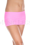 Plain mini skirt