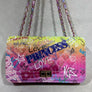 GRAFFITI CROSSBODY SHOULDER BAG