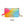 LARGE SIZE MODERN CROSSBODY RAINBOW JELLY BAG