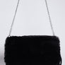 FAUX FUR SHOULDER CLUTCH PURSE