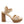 RAG&CO CHOUPETTE SUEDE LEATHER BLOCK HEELED SANDAL