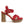 RAG&CO CHOUPETTE SUEDE LEATHER BLOCK HEELED SANDAL