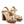 RAG&CO CHOUPETTE SUEDE LEATHER BLOCK HEELED SANDAL