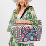 DIONA J BOHO FRINGE TOTE BAG ONE SIZE MULTICOLOR