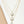 Three layer teardrop stone pendant necklace