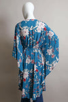 Floral Butterfly Sleeve Kimono Wrap - Chic Style