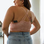 Crochet Daisy Longline Bralette Plus Size Top