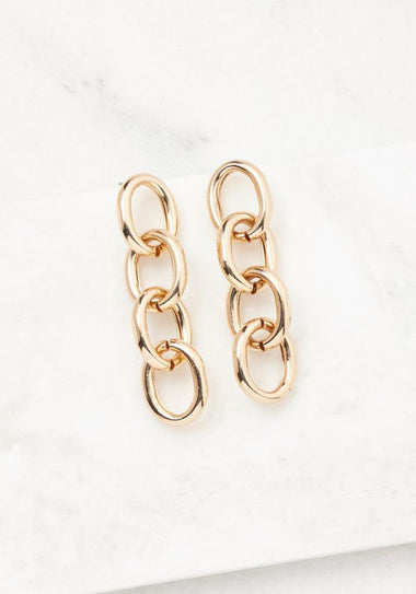 CHAIN DROP EARRING