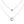 Tiny A to F Double Layered Initial CZ Necklace