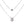 Tiny A to F Double Layered Initial CZ Necklace