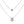 Tiny A to F Double Layered Initial CZ Necklace