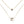 Tiny A to F Double Layered Initial CZ Necklace