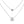 Tiny A to F Double Layered Initial CZ Necklace