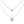 Tiny A to F Double Layered Initial CZ Necklace