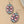 Aztec oval drop earrings with rhinestones