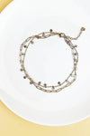 9 -9.5 ROUND SHAPED BRASS METAL ANKLET SET