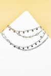 9 -9.5 ROUND SHAPED BRASS METAL ANKLET SET