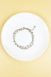 9 -9.5 ROUND SHAPED BRASS METAL ANKLET SET