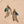 Green Feather Chain Long Statement Earrings