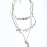Jade Multi Layered Tassel Pendant Necklace