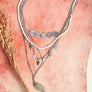 Jade Multi-layered Adjustable Chain Necklace