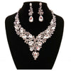 Vine Theme Casting Rhinestone Necklace Set