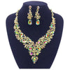 Vine Theme Casting Rhinestone Necklace Set