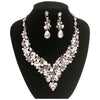 Vine Theme Casting Rhinestone Necklace Set