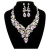 Vine Theme Casting Rhinestone Necklace Set