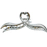 Metallic Heart Shaped Hair Claw