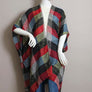 Multi Buffalo Checkered Kimono