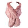 Over Size Faux Felt Fur Insert Shawl Wrap