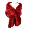 Over Size Faux Felt Fur Insert Shawl Wrap